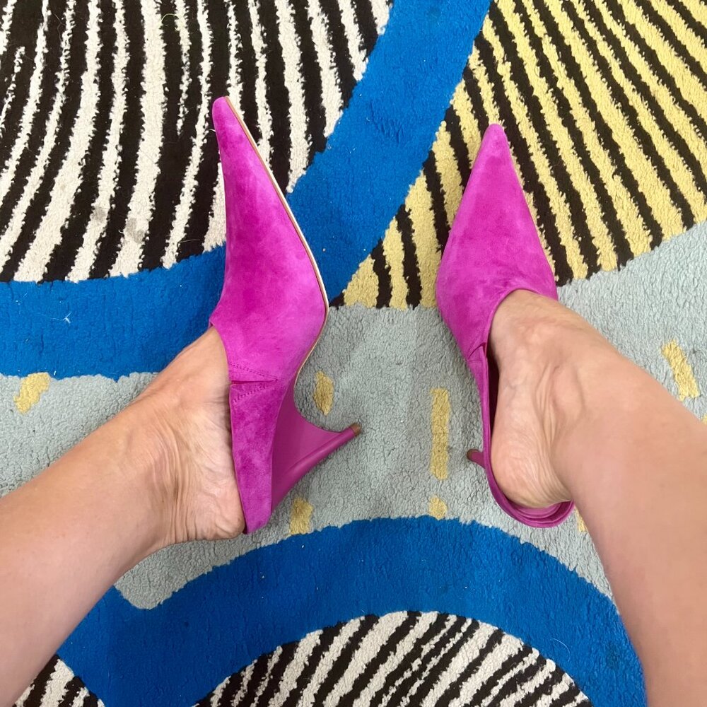 Jeffrey Campbell Vader Suede Heels - Picture 2 of 3